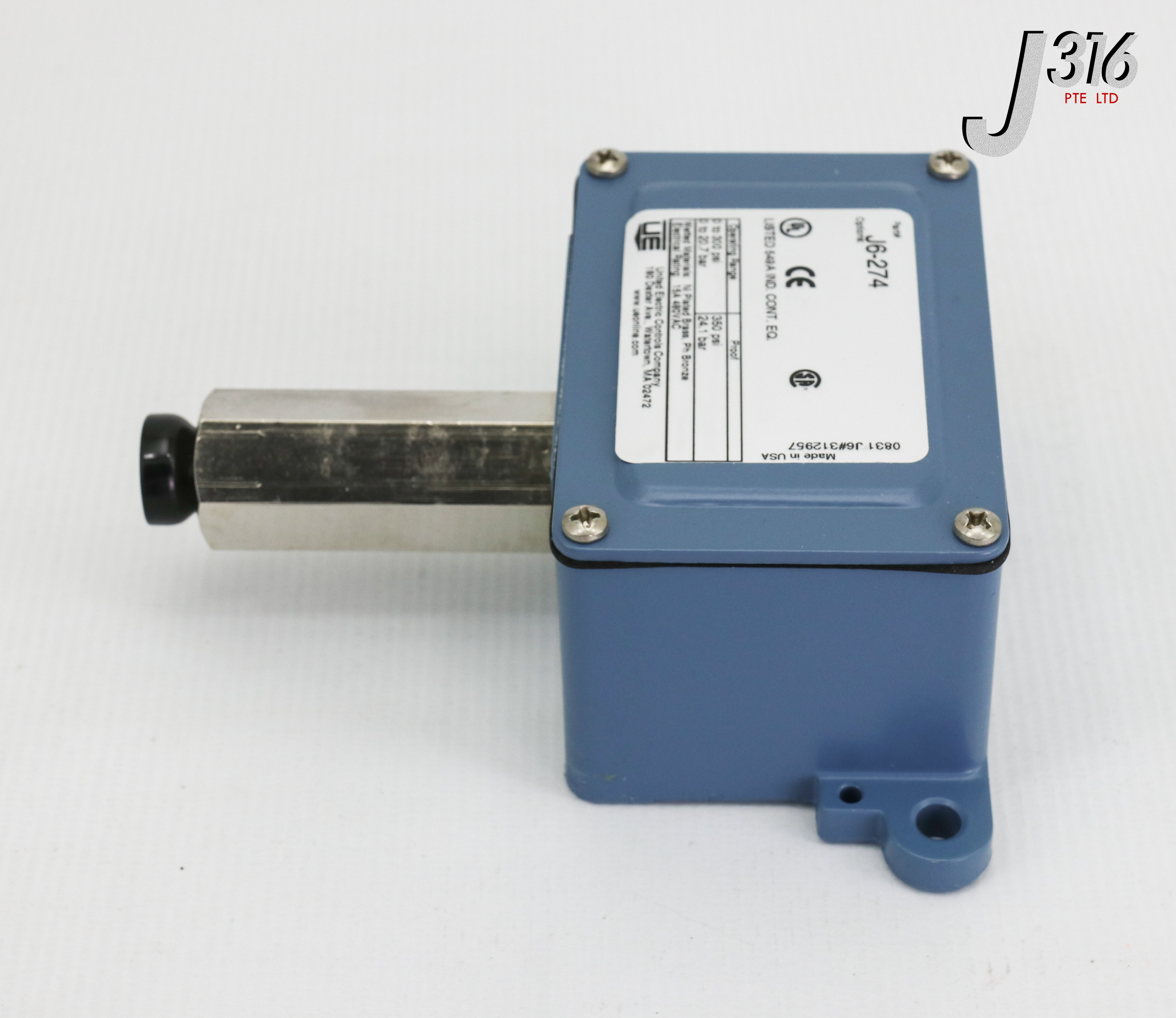 23968 UNITED ELECTRIC 6 SERIES PRESSURE SWITCH (NEW) J6-274 | eBay